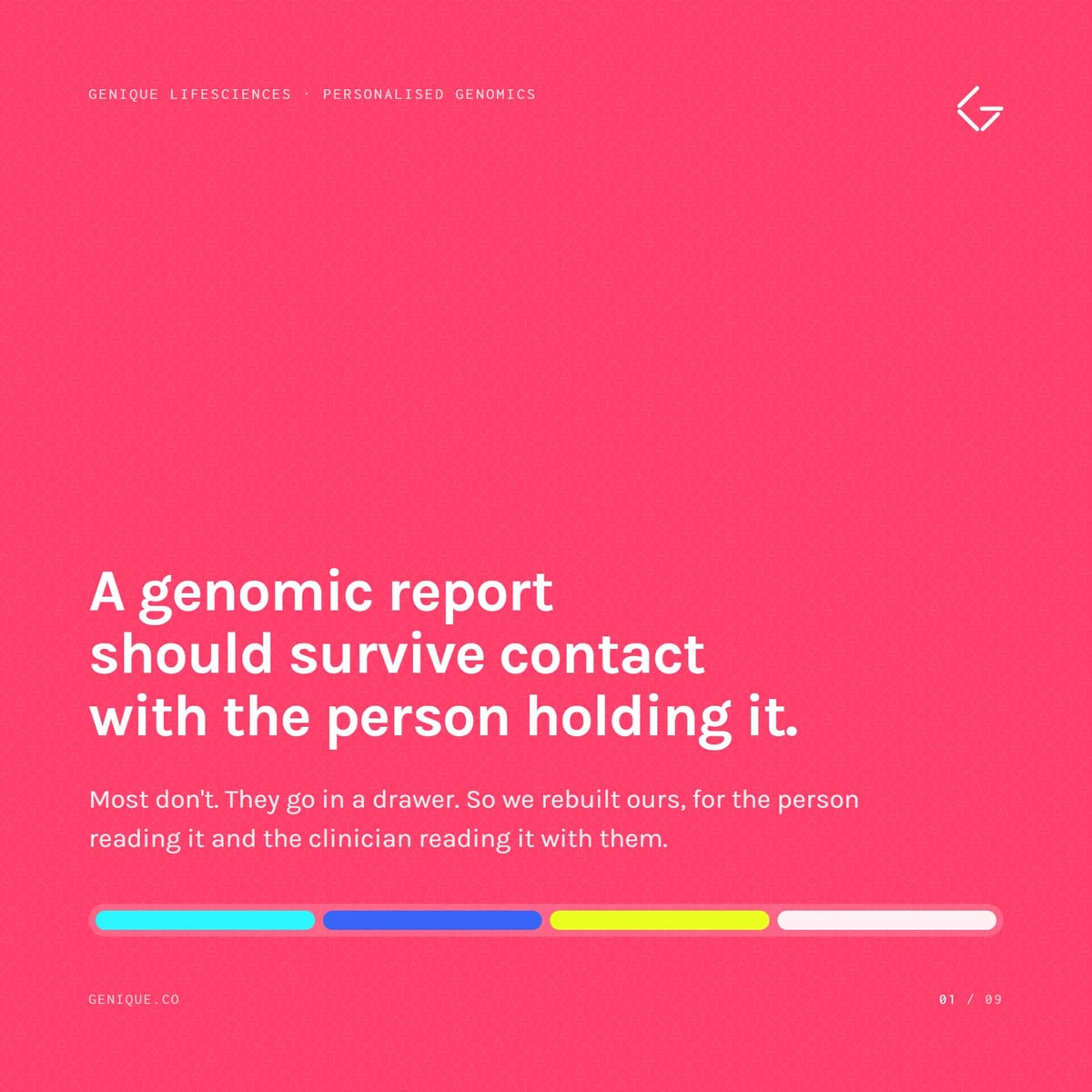 The last mile of a genome, slide 1 of 9